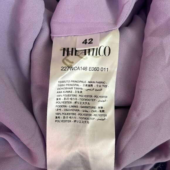 NWOT The Attico Audrey Lilac Sleeveless Open Back Sequin Mini Dress sz 42 US 4-6 - Picture 15 of 16